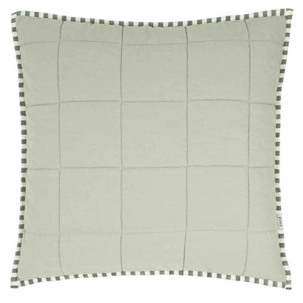 Yard Hebden Stripe Reverse Cushion 55x55cm Feather Filled